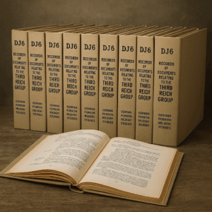 DJ6: Records of Documents Relating to the Third Reich Group, German Foreign Military Studies