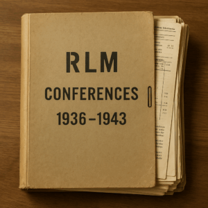 DJ40: RLM File of Göring and Hitler Conferences, 1936 - 1943