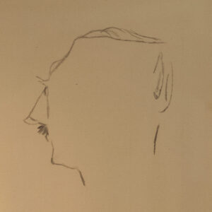 Rare Adolf Hitler Self-Portrait Sketch