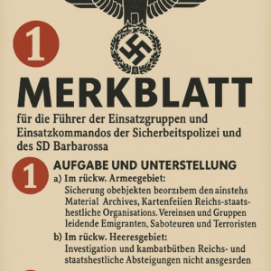 Einsatzgruppen Operational Directives and Execution Reports – 1941 (Barbarossa Files) (Irving File 3H)