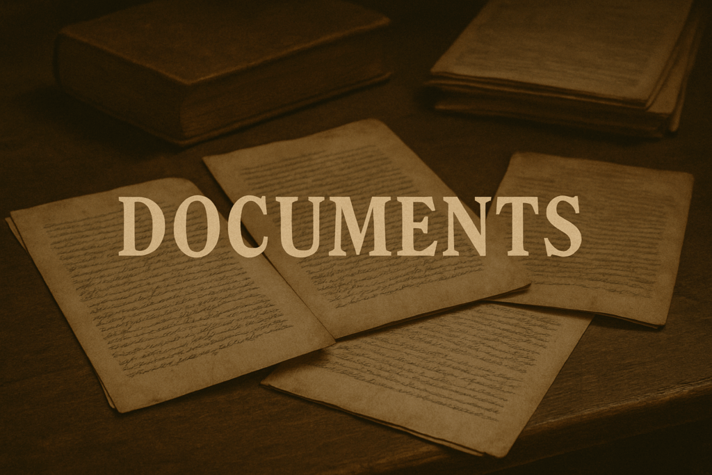 Historic documents and papers
