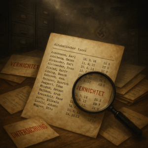 Archival Name & Reference Compilation (Irving File 8F)
