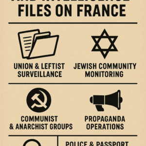 German Security and Intelligence Files on France (1940–1941) (Irving File 8A)