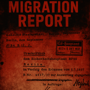 Jewish Migration Reports & Police Records Germany 1936-1937 (Irving File 5D)