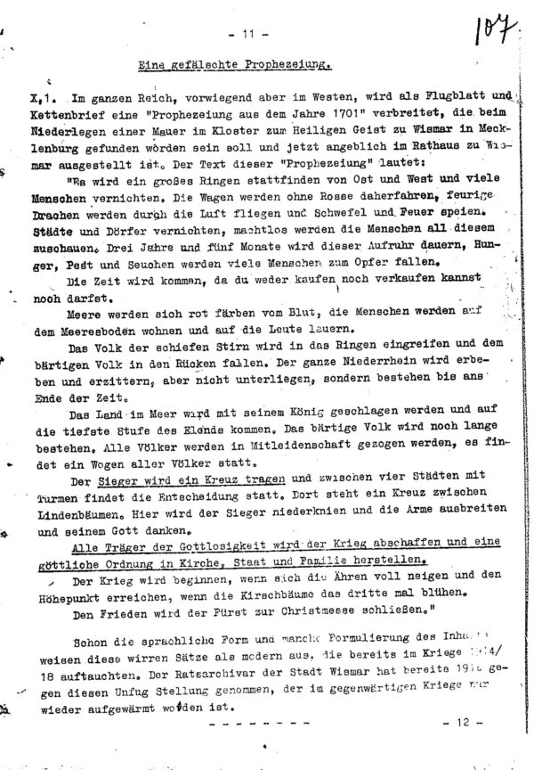 SD Religious Surveillance Reports – Germany 1939–1940 (Irving File 4L) - Image 2