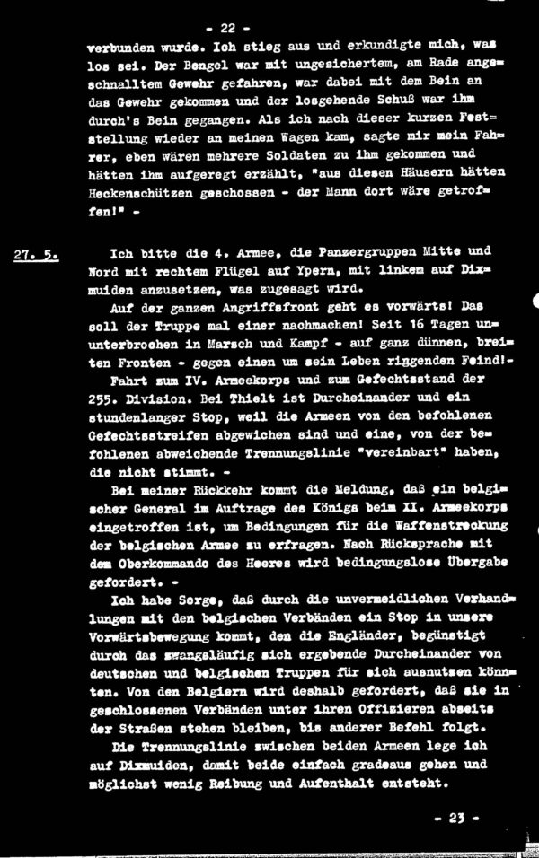 Documents of General Beck Nrs 40-57 (Irving File 21) - Negative Reel - Image 2