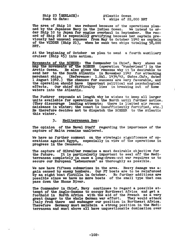 USA English Translation of Fuhrer Conferences on Naval Affairs (Irving File 66) - Image 2