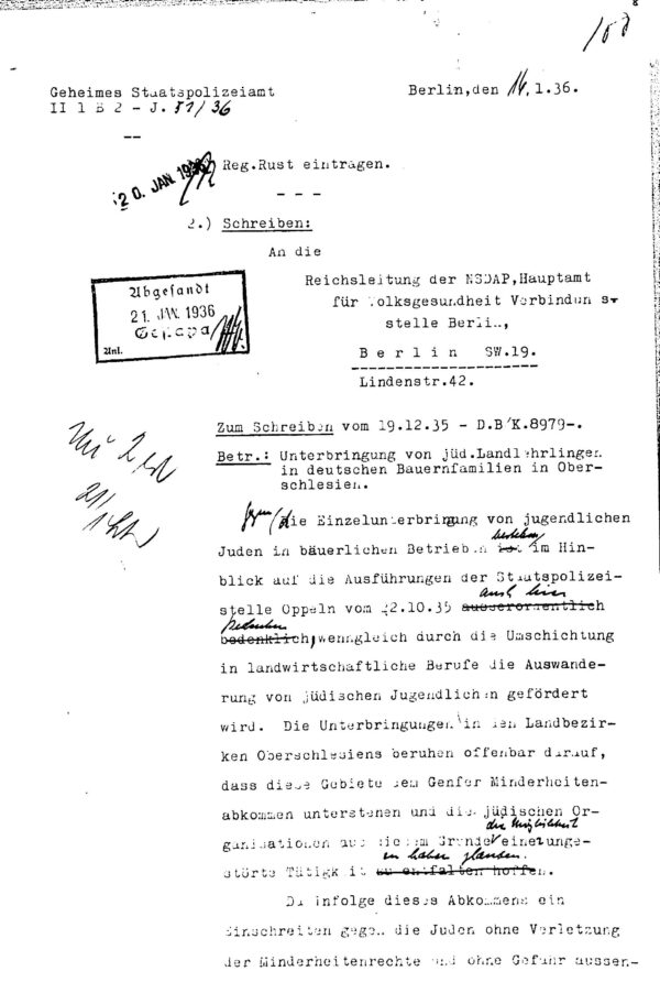 Membership and Administrative Records of the German Druid Order – Lodge 'Zur Gerechtigkeit', Prenzlau (1906–1933) (Irving File 4A) - Image 2