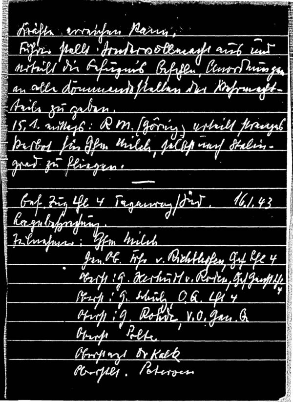 Diaries and papers of Erhard Milch (Irving File 36B) - Negative Reel - Image 3