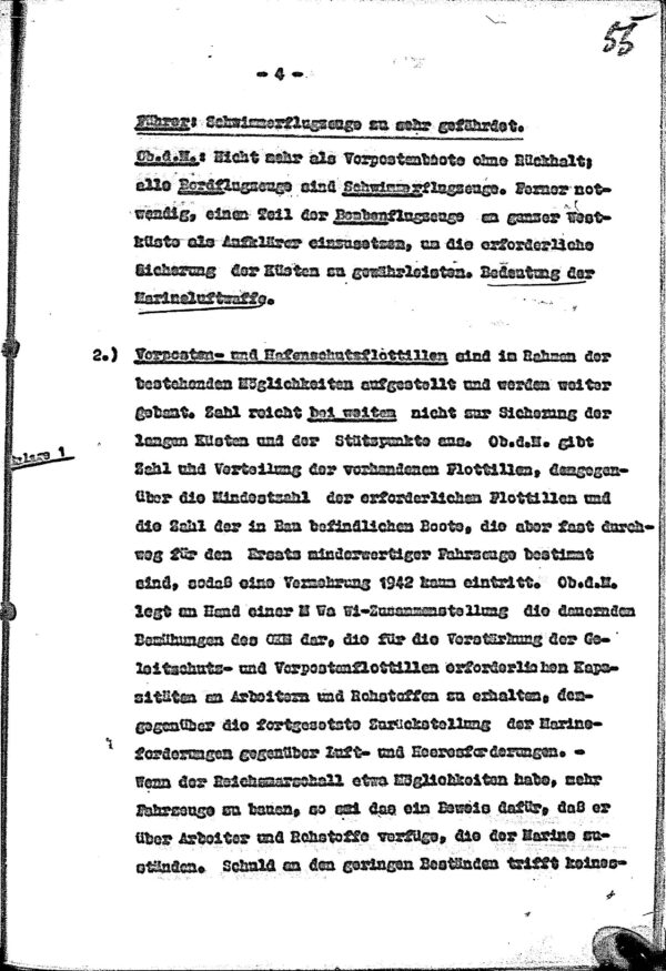 Fuhrer Naval Conferences 1939-45 (Irving File 44) - Image 3