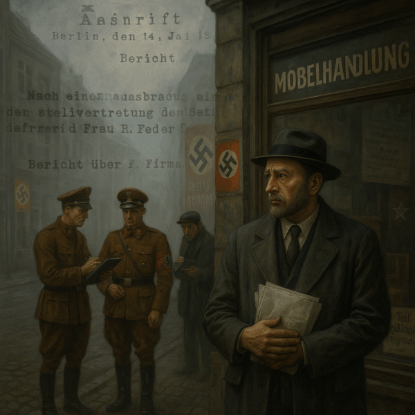 Nazi-Era Reports and Surveillance Records on Jewish Individuals and Businesses (1935) (Irving File 4P)