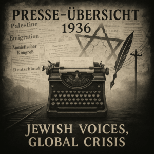 Jewish Press and International Affairs, July–August 1936 (Irving File 5B)