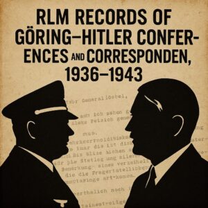 RLM Records of Göring–Hitler Conferences and Correspondence, 1936–1943 (Irving File 40)