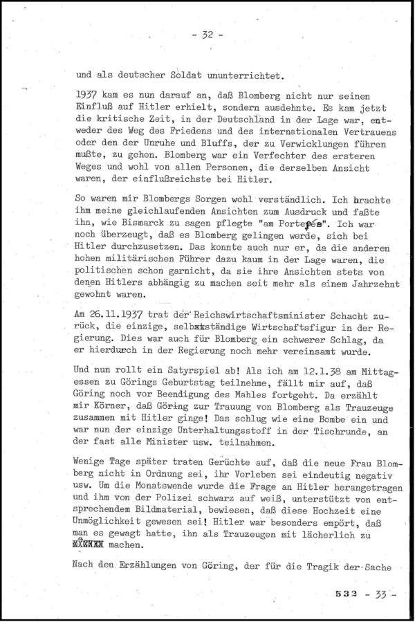 Erhard Milch Diaries and Transcripts, 1933–1946 (Irving File 59) - Image 2