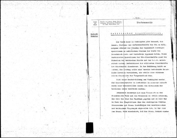 Selected Extracts from the German Naval Staff War Diary, 1942–1944 (Irving File 86) - Image 2