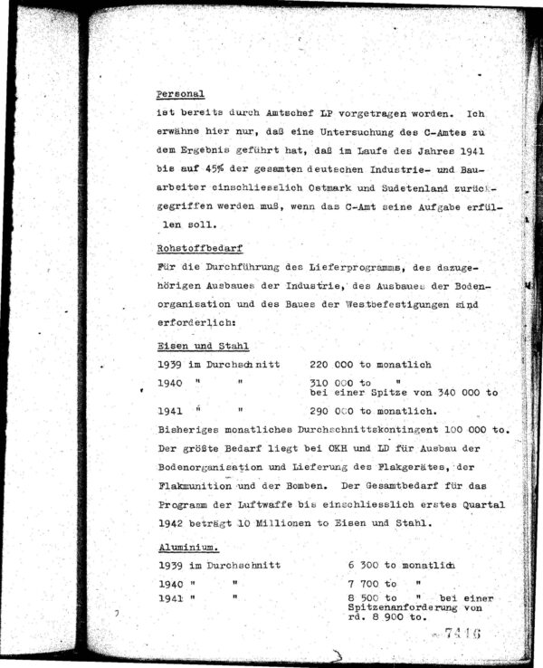 RLM Records of Göring–Hitler Conferences and Correspondence, 1936–1943 (Irving File 40) - Image 3