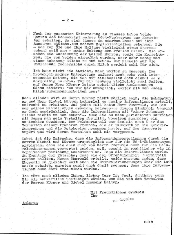 Erhard Milch Diaries and Transcripts, 1933–1946 (Irving File 59) - Image 3
