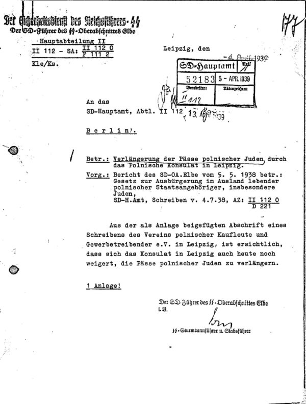 Third Reich Bureaucratic Records, 1939–1945 (Irving File 4M) - Image 2