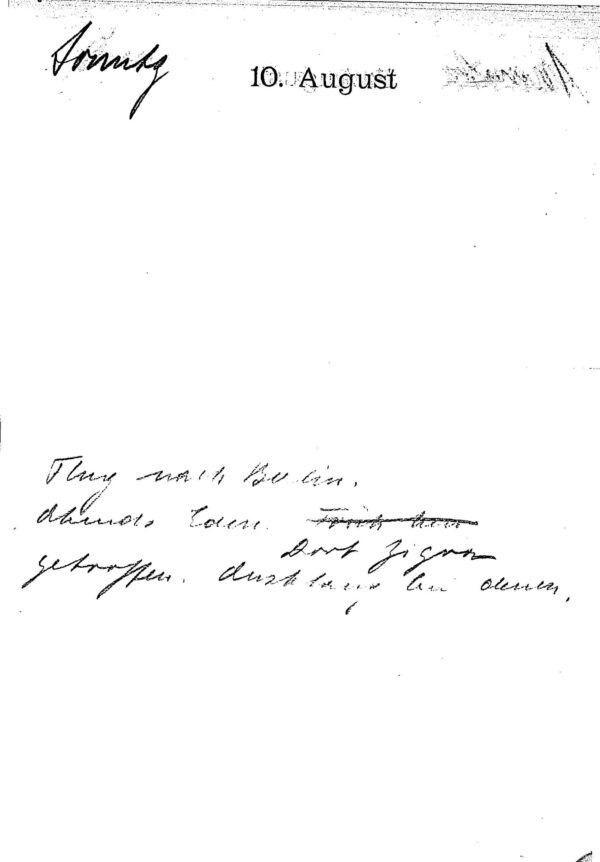 The Walther Hewel Diary, 1941 (Irving File 75) - Image 3