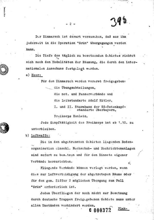 OKW File ‘Chefsache’ – Operation Fall Grün & Robert Ley’s Last Papers (1938) (Irving File 78) - Image 3