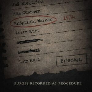 Police and SA Records on Surveillance, Discipline, Purges, and Training, 1921–1944 (Irving file T81-90)