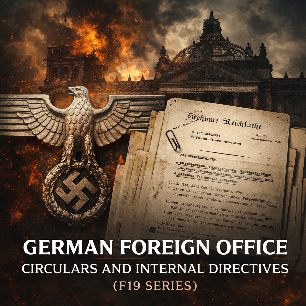 German Foreign Office Circulars and Internal Directives (F19 Series) (Irving file T120-624)