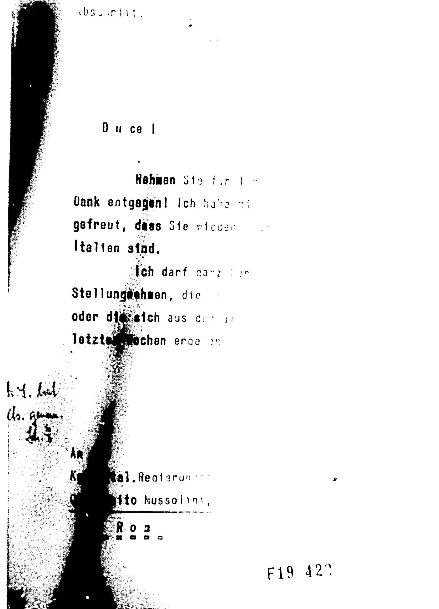 German Foreign Office Circulars and Internal Directives (F19 Series) (Irving file T120-624) - Image 3