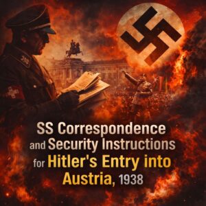 SS Correspondence and Security Instructions for Hitler’s Entry into Austria, 1938 (Irving file T175=241)